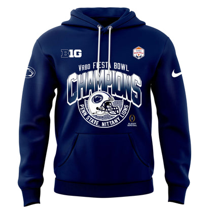 Limited Edition Penn State Nittany Lions College Football Playoff 2024 Fiesta Bowl Champions Hoodie