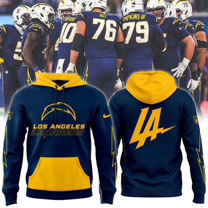 Los Angeles Chargers NAVY 2024 Fleece Pullover Hoodi