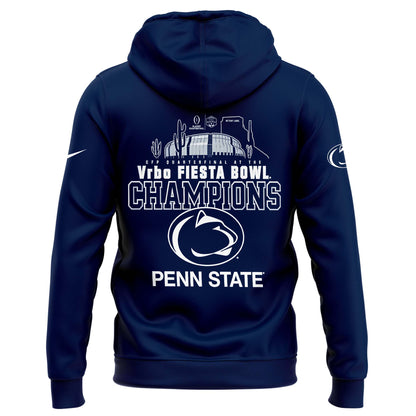 Limited Edition Penn State Nittany Lions College Football Playoff 2024 Fiesta Bowl Champions Hoodie