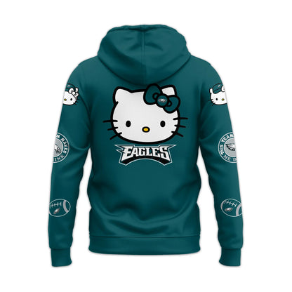 Philadelphia Eagles x Hello Kitty Hoodie 2024