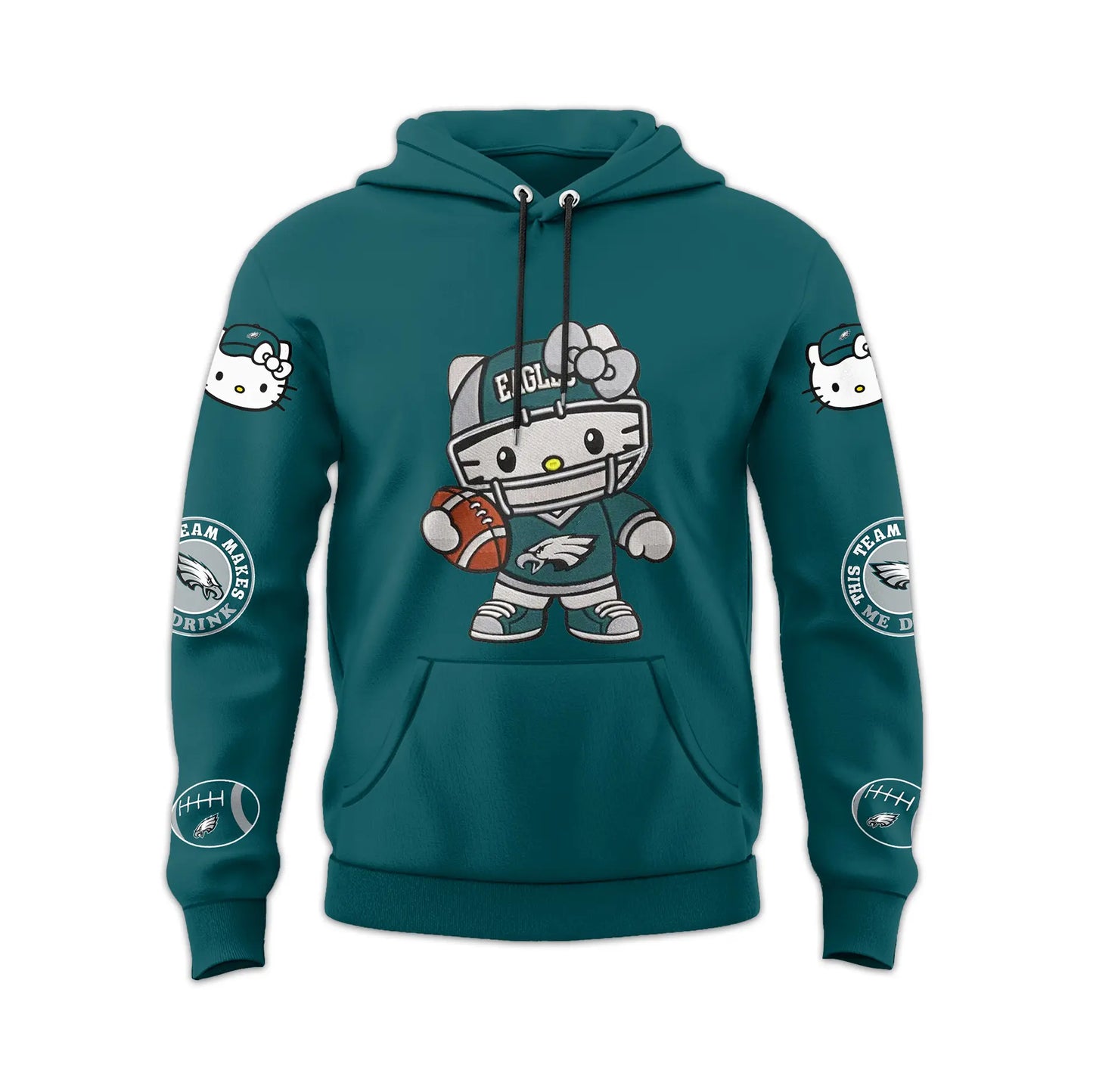 Philadelphia Eagles x Hello Kitty Hoodie 2024