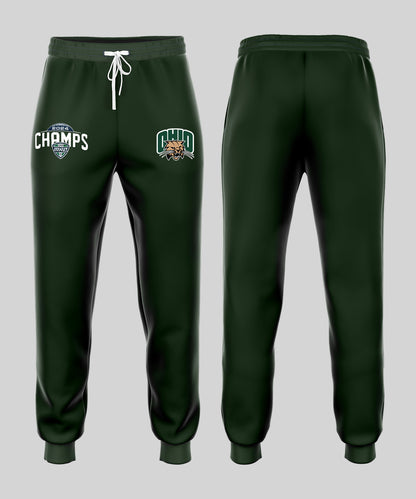 Ohio Bobcats football MAC Champions 2024 Zip Hoodie