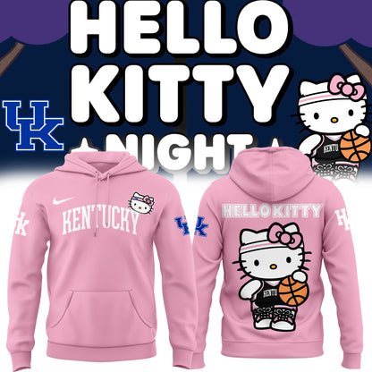 Special New Hello Kitty x Kentucky Wildcats Hoodie