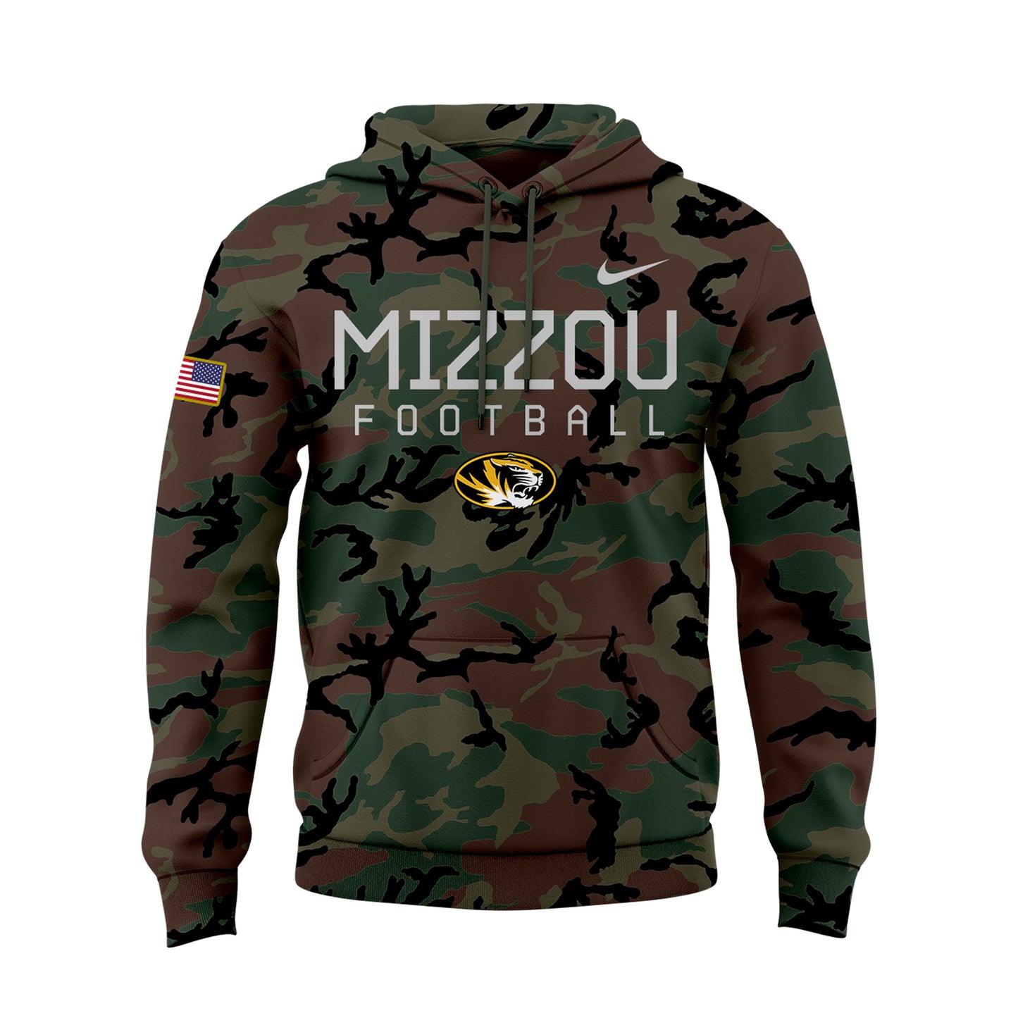 Limited Edition 2024 Military Appreciation Missouri Tigers football Hoodie