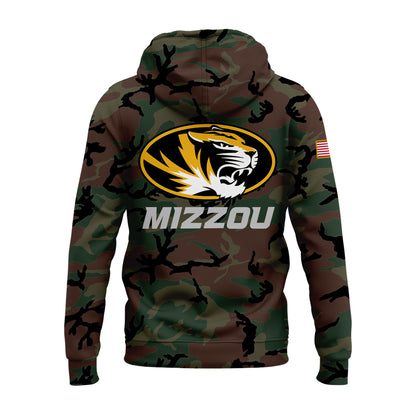 Limited Edition 2024 Military Appreciation Missouri Tigers football Hoodie