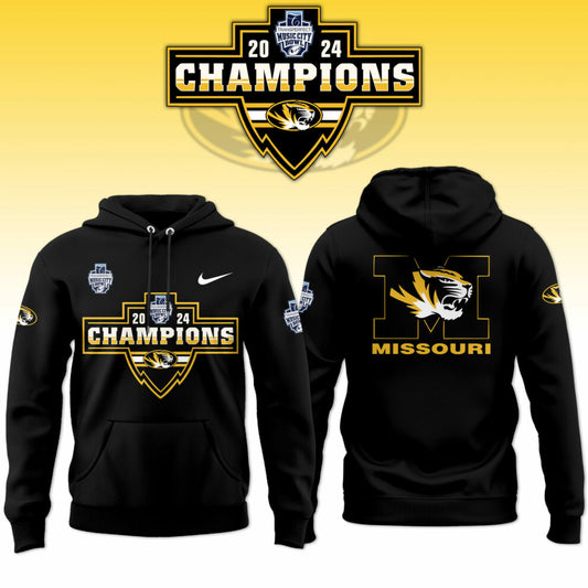 Mizzou Football ARE THE 2024 TRANSPERFECT MUSIC CITY BOWL CHAMPS Hoodie