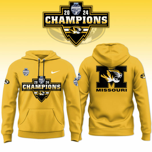 Mizzou Football ARE THE 2024 TRANSPERFECT MUSIC CITY BOWL CHAMPS Hoodie