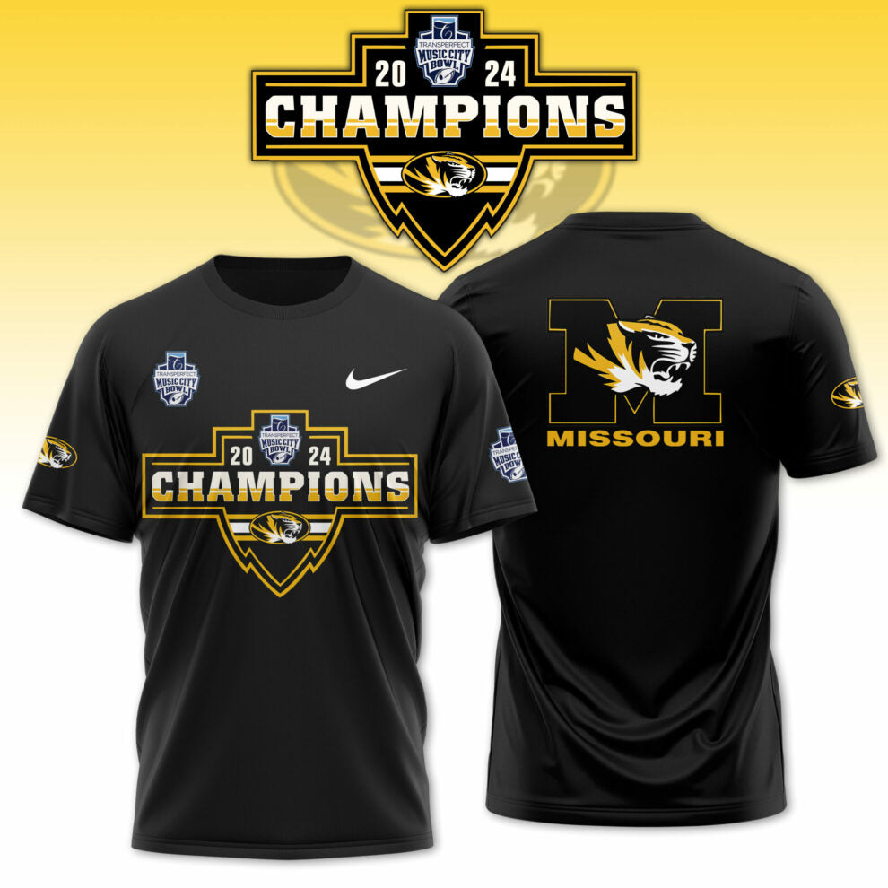 Missouri Tigers NCAA Music City Bowl Champions Limited Edition Tshirt 2025