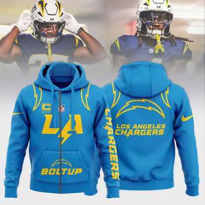 Limited Edition Los Angeles Chargers Zip Hoodie