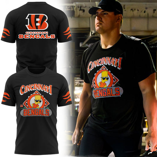 Special The Simpsons Bart x Cincinnati Bengals Tshirt