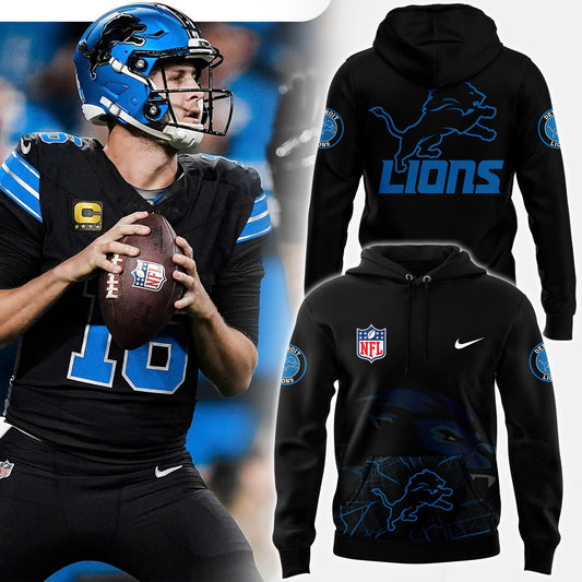 Detroit Lions Alternate Helmet Pullover Hoodie