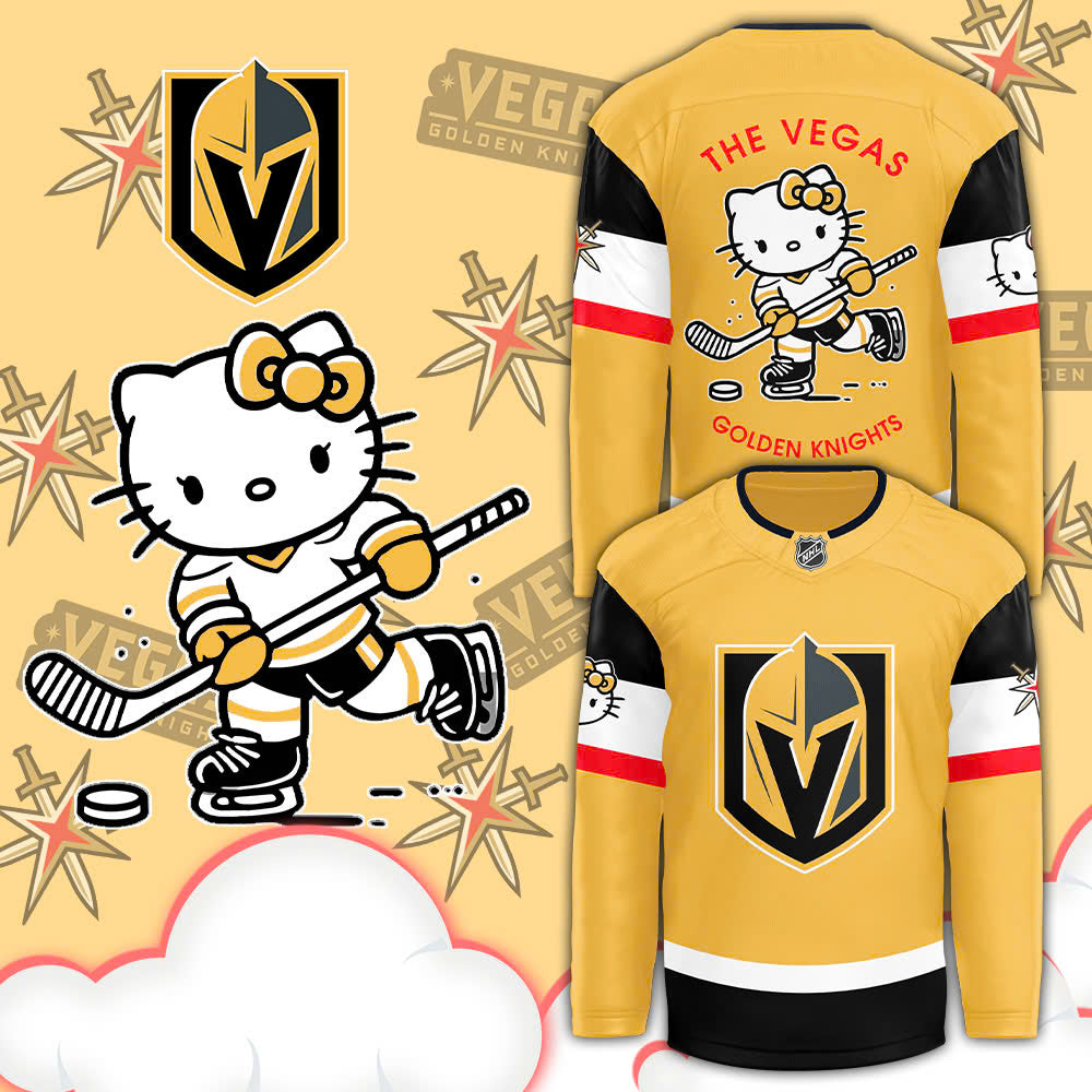 2024 Vegas Golden Knights x Hello Kitty 50th Anniversary Jersey