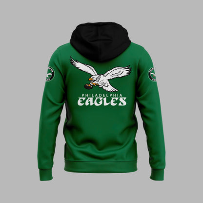 Unisex’s Green Philadelphia Eagles 2024 Throwback Hoodie