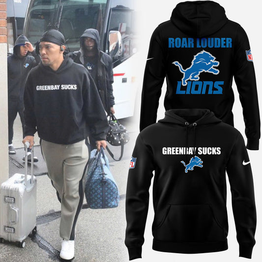 Detroit Lions 2024 Greenbay Sucks Hoodie