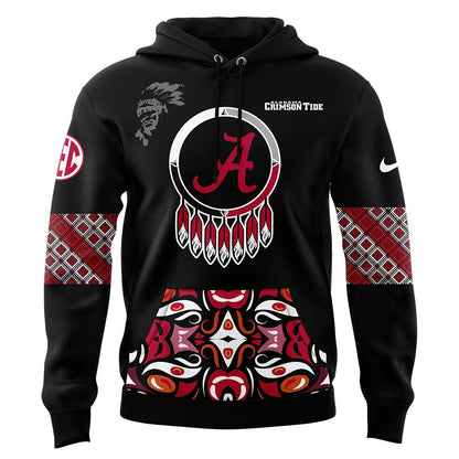 Alabama Crimson Tide 2024 Native American Heritage Month Premium Limited Pullover Hoodie