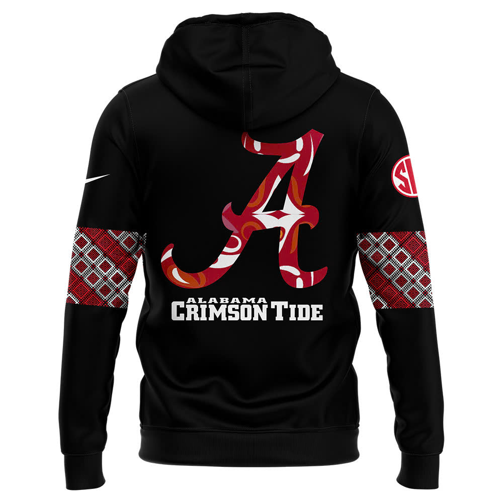 Alabama Crimson Tide 2024 Native American Heritage Month Premium Limited Pullover Hoodie