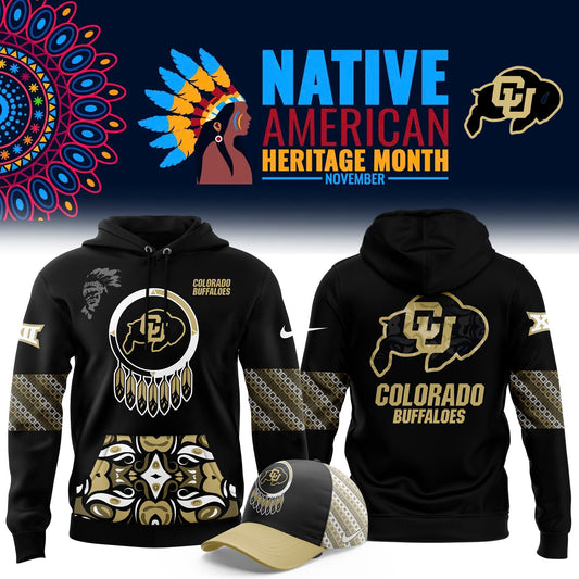 Colorado Buffaloes 2024 Native American Heritage Month Premium Limited Pullover Hoodie