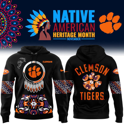 FULL TEAMS NCAA Football Nike 2024 Native American Heritage Month Premium Limited Pullover Hoodie Collection