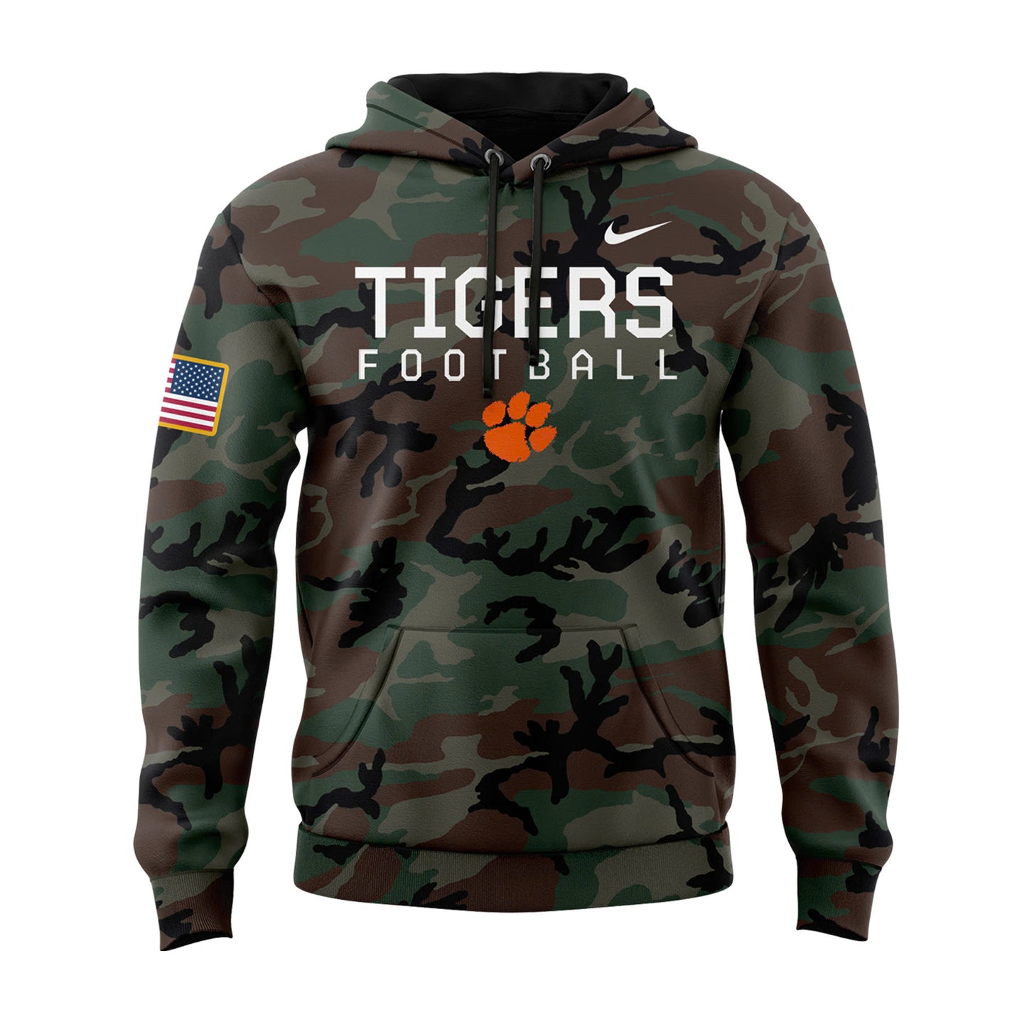 Special 2024 Military Appreciation Clemson Tigers Football Hoodie