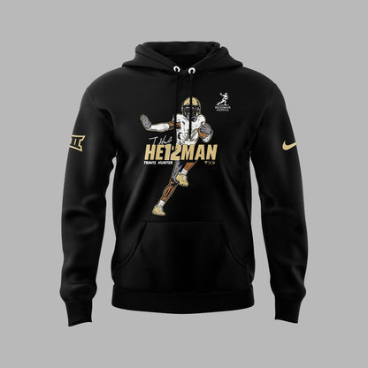 Colorado Buffaloes 2024 Travis Hunter He12man Premium Limited Pullover Hoodie