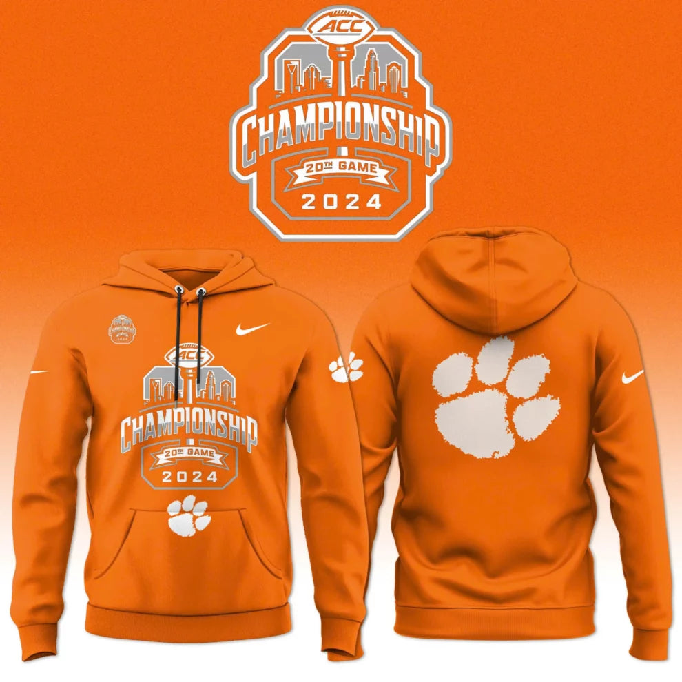 Clemson Tigers football 2024 ACC Champions Hoodie