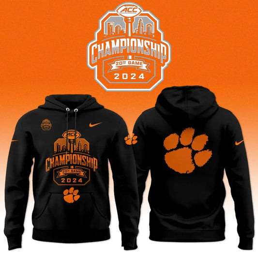 Clemson Tigers football 2024 ACC Champions Hoodie