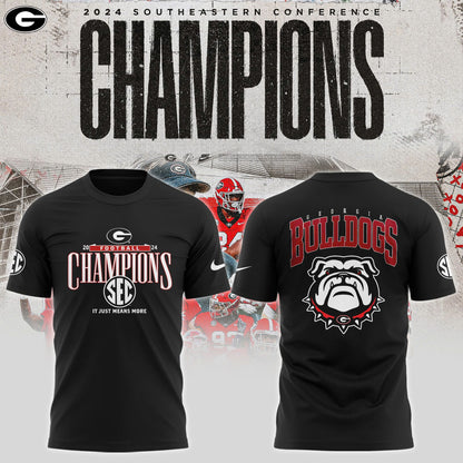 Georgia Bulldogs 2024 SEC Football Conference Champions TShirt