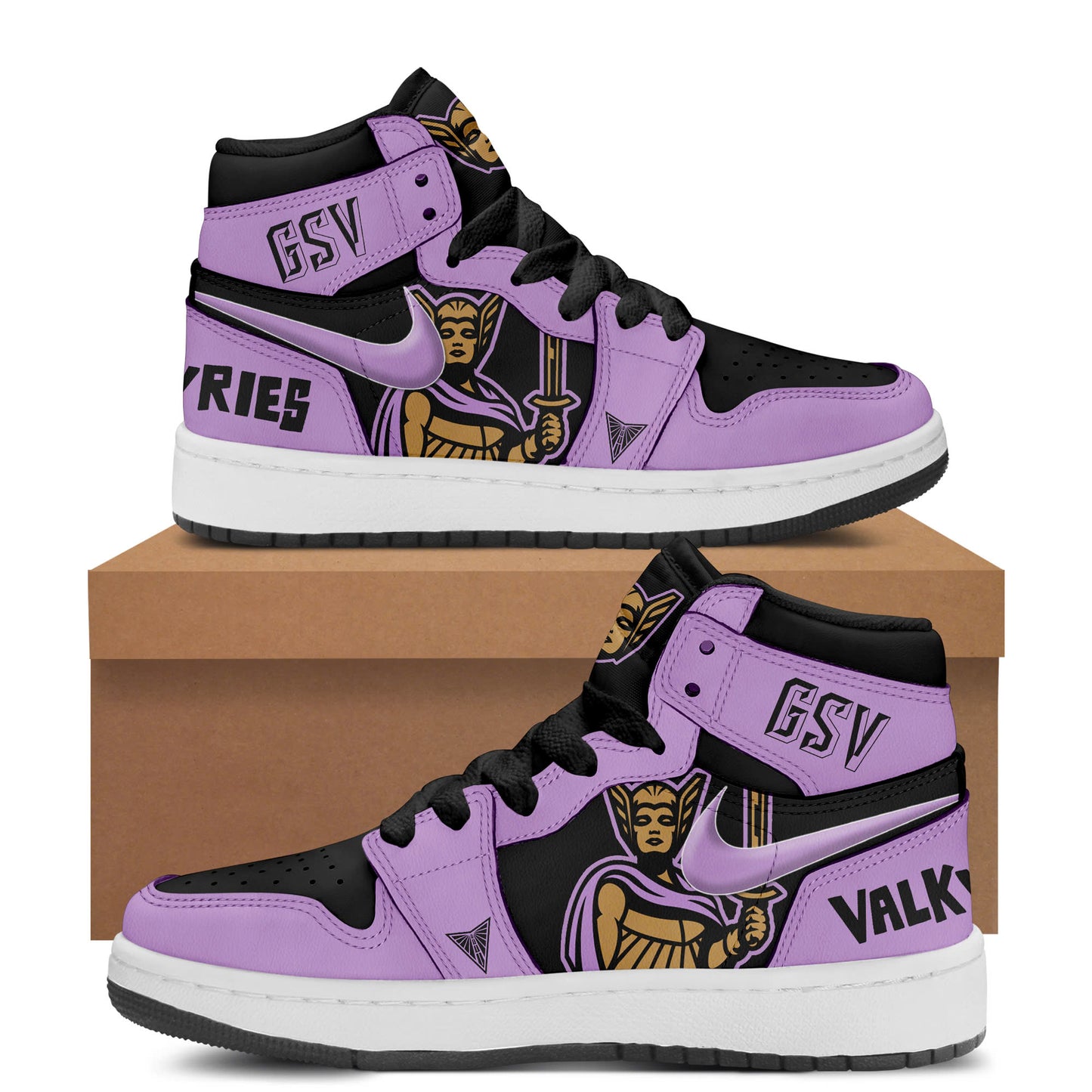 Unisex Playa Society Black Golden State Valkyries Secondary Logo AJ1