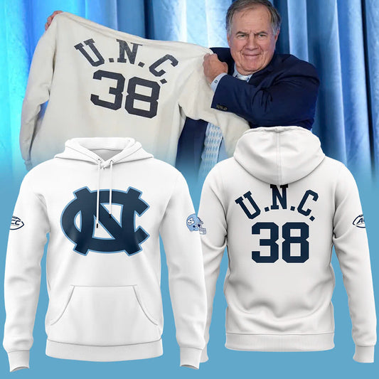 Bill Belichick U.N.C Pullover Hoodie