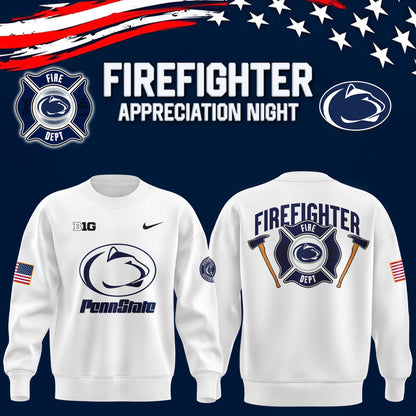 Penn State Football x 2024 Firefighter Appreciation Night Premium Limited Sweatshirt