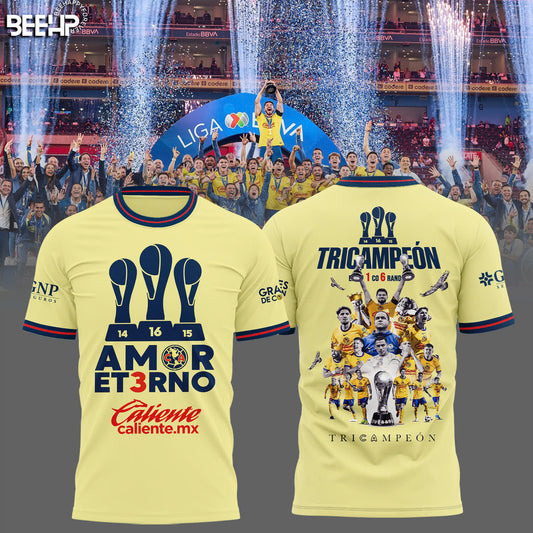 🏆🏆🏆  𝐀𝐌𝐎𝐑 𝐄𝐓𝟑𝐑𝐍𝐎 Grand3sDeCorazón Club América TShirt