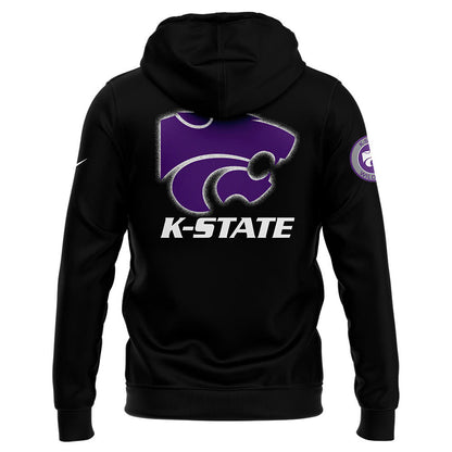 Kansas State Wildcats Football 2024 Rate Bowl Champions Premium Limited Pullover Hoodie