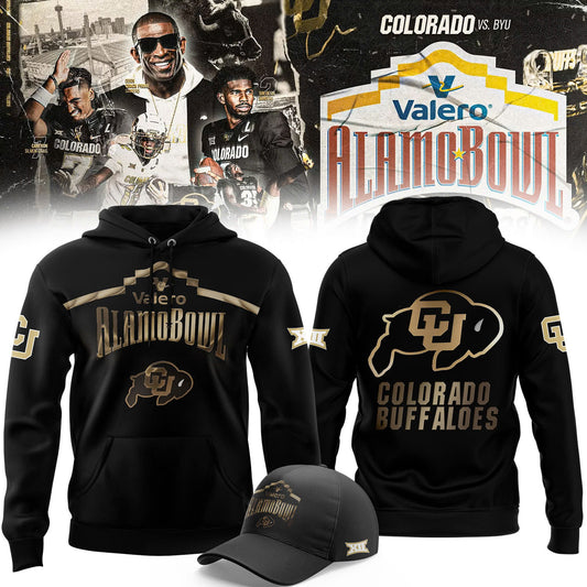 Colorado Buffaloes x 2024 Alamo Bowl Game Premium Limited Pullover Hoodie