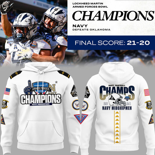 Special Armed Forces Bowl Hoodie Navy Midshipmen Hoodie