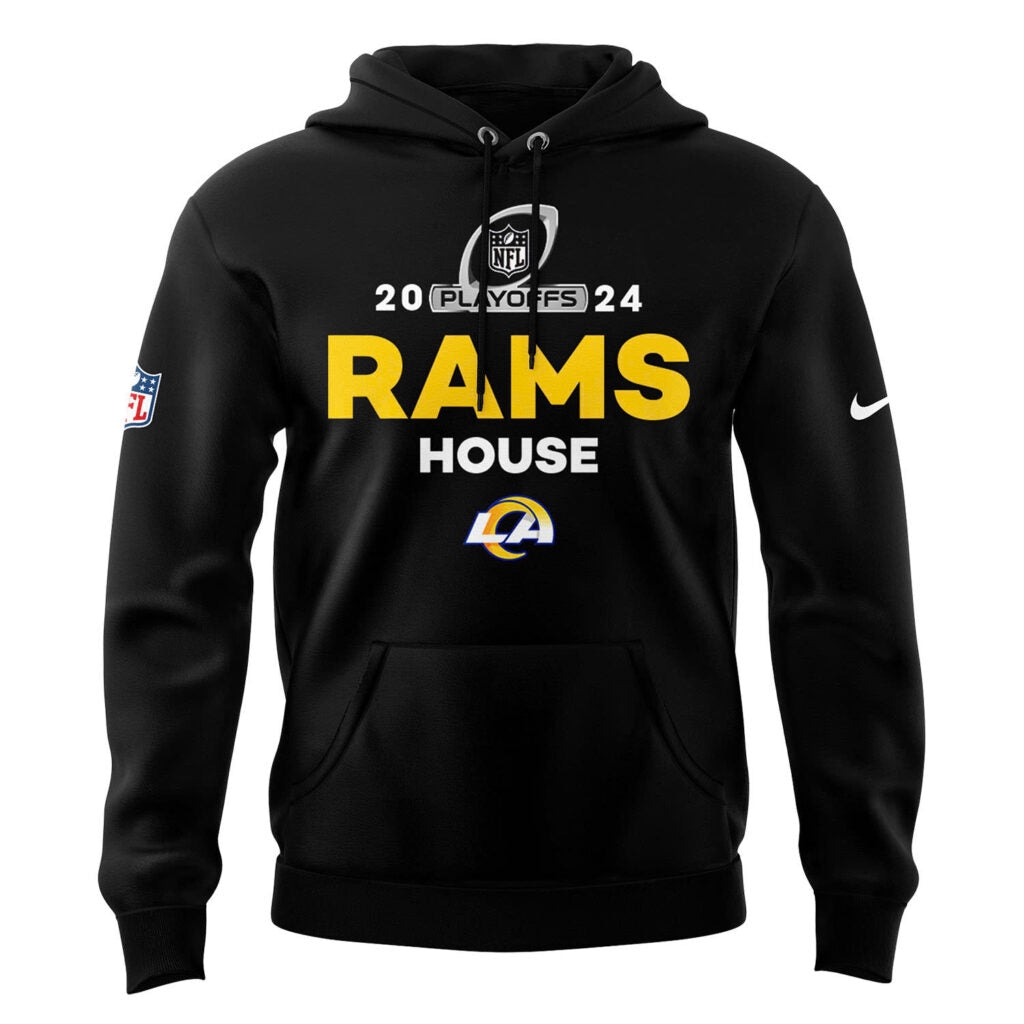 Los Angeles Rams 2024 NFC Playoff Premium Limited Pullover Hoodie