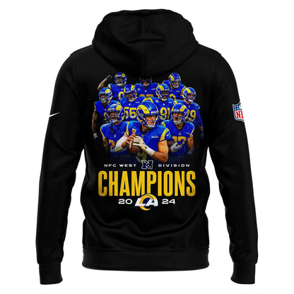 Los Angeles Rams 2024 NFC Playoff Premium Limited Pullover Hoodie