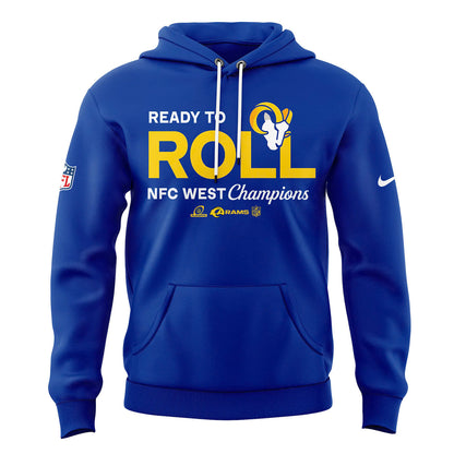 Los Angeles Rams 2024 NFC Playoff Premium Limited Pullover Hoodie