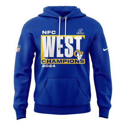 Los Angeles Rams 2024 NFC Playoff Premium Limited Pullover Hoodie