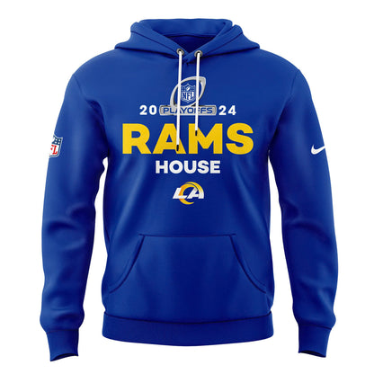 Los Angeles Rams 2024 NFC Playoff Premium Limited Pullover Hoodie