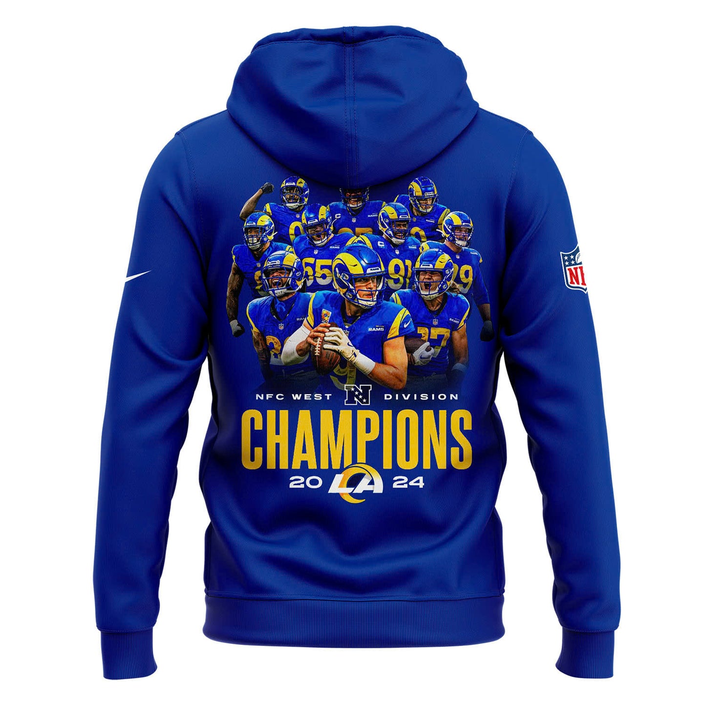 Los Angeles Rams 2024 NFC Playoff Premium Limited Pullover Hoodie