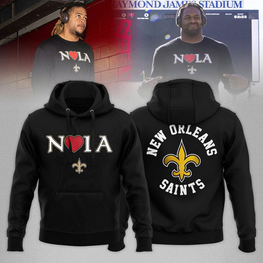 New Orleans Saints N Love LA 2025 Hoodie Limited