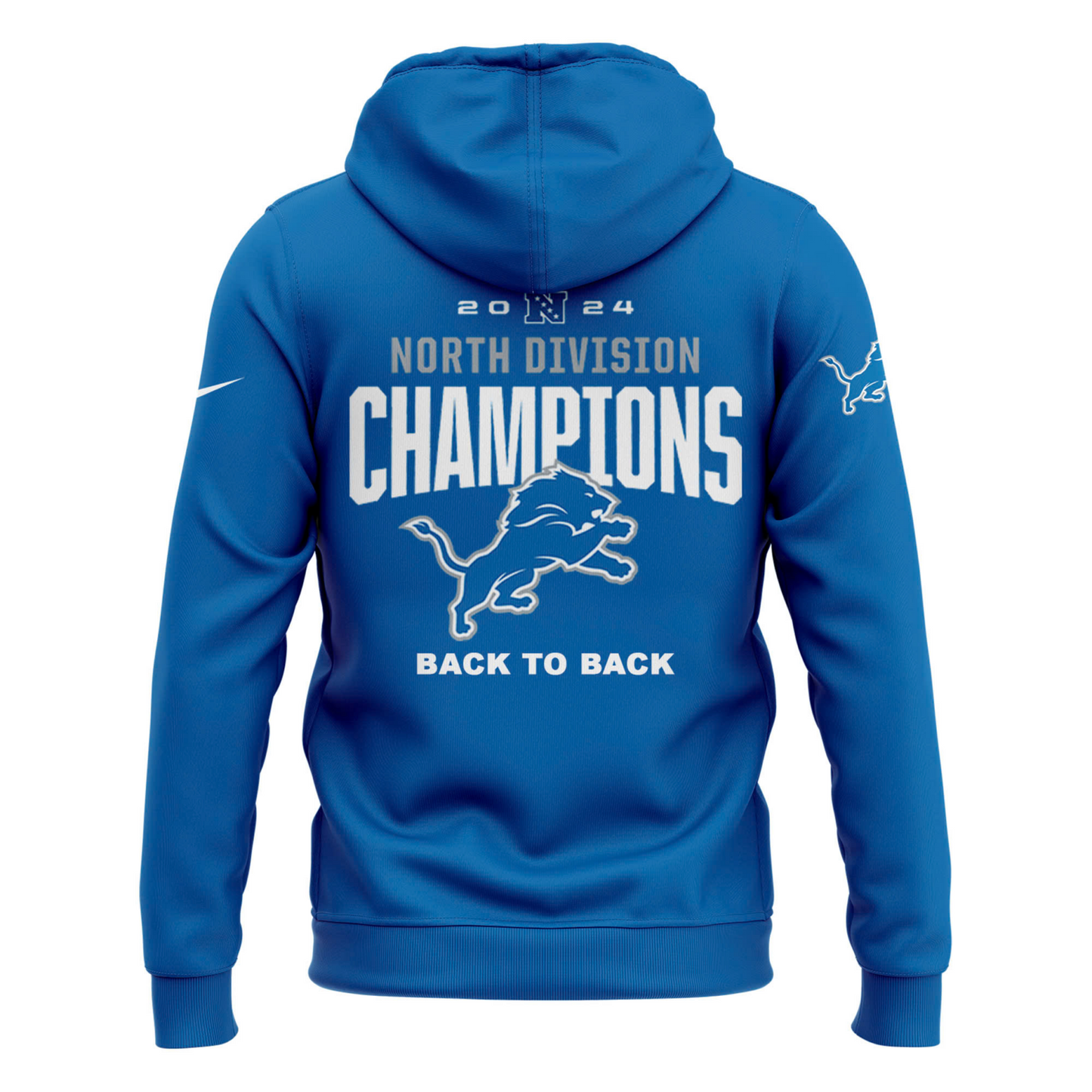 Detroit Lions NFC North Division Champions Hoodie