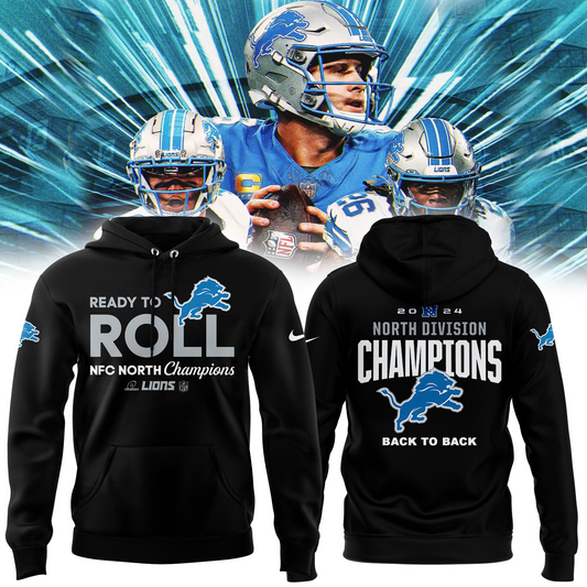 Detroit Lions NFC North Division Champions Hoodie