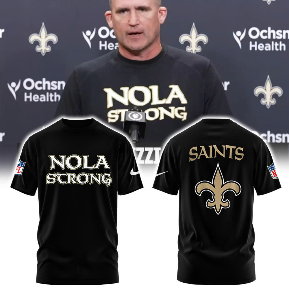 New Orleans Saints NOLA Strong Tshirt Limited